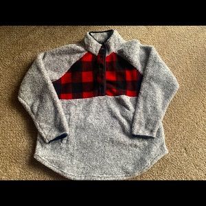 Maurices Snap Front Sherpa Pullover